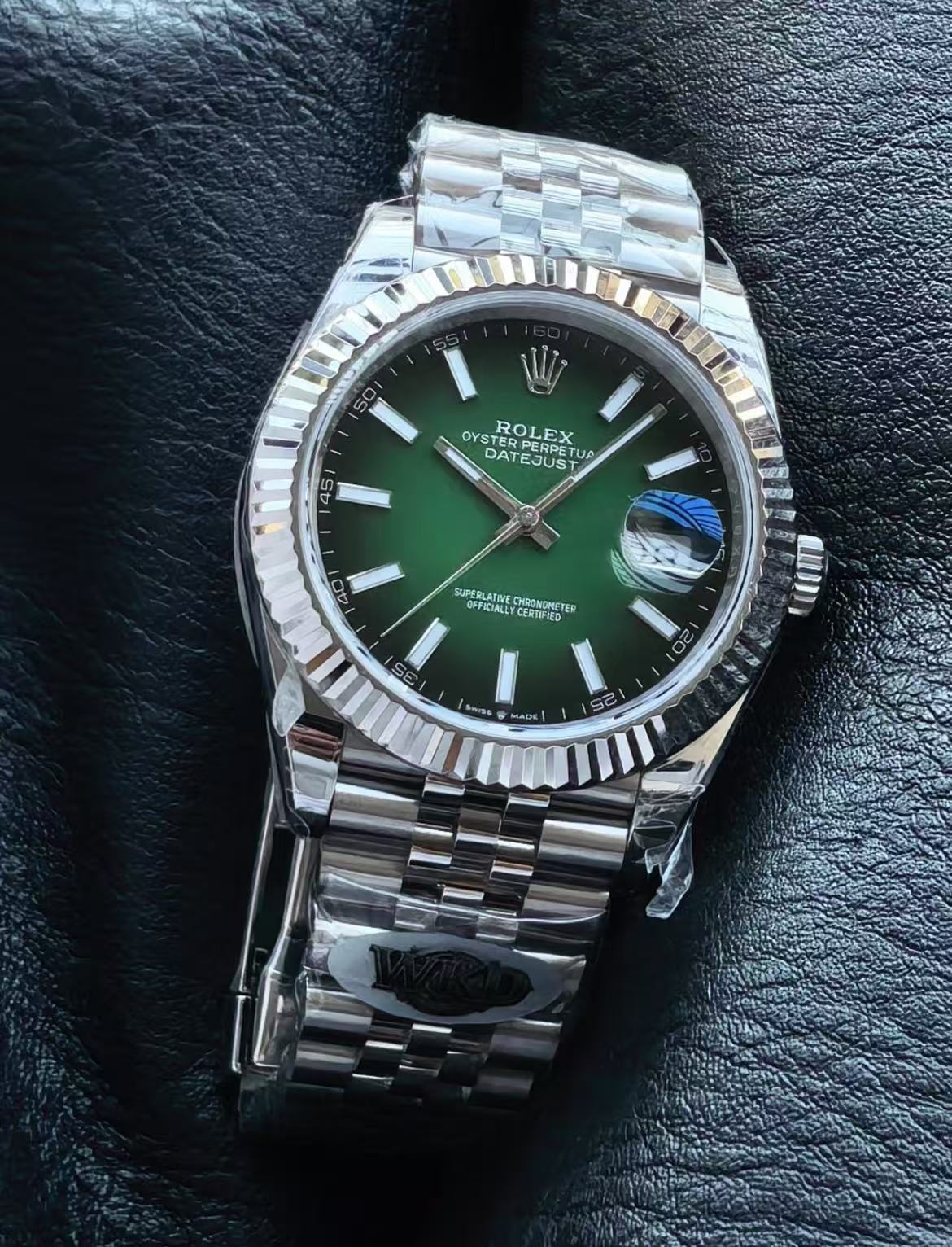 Datejust green dial fluted bezel