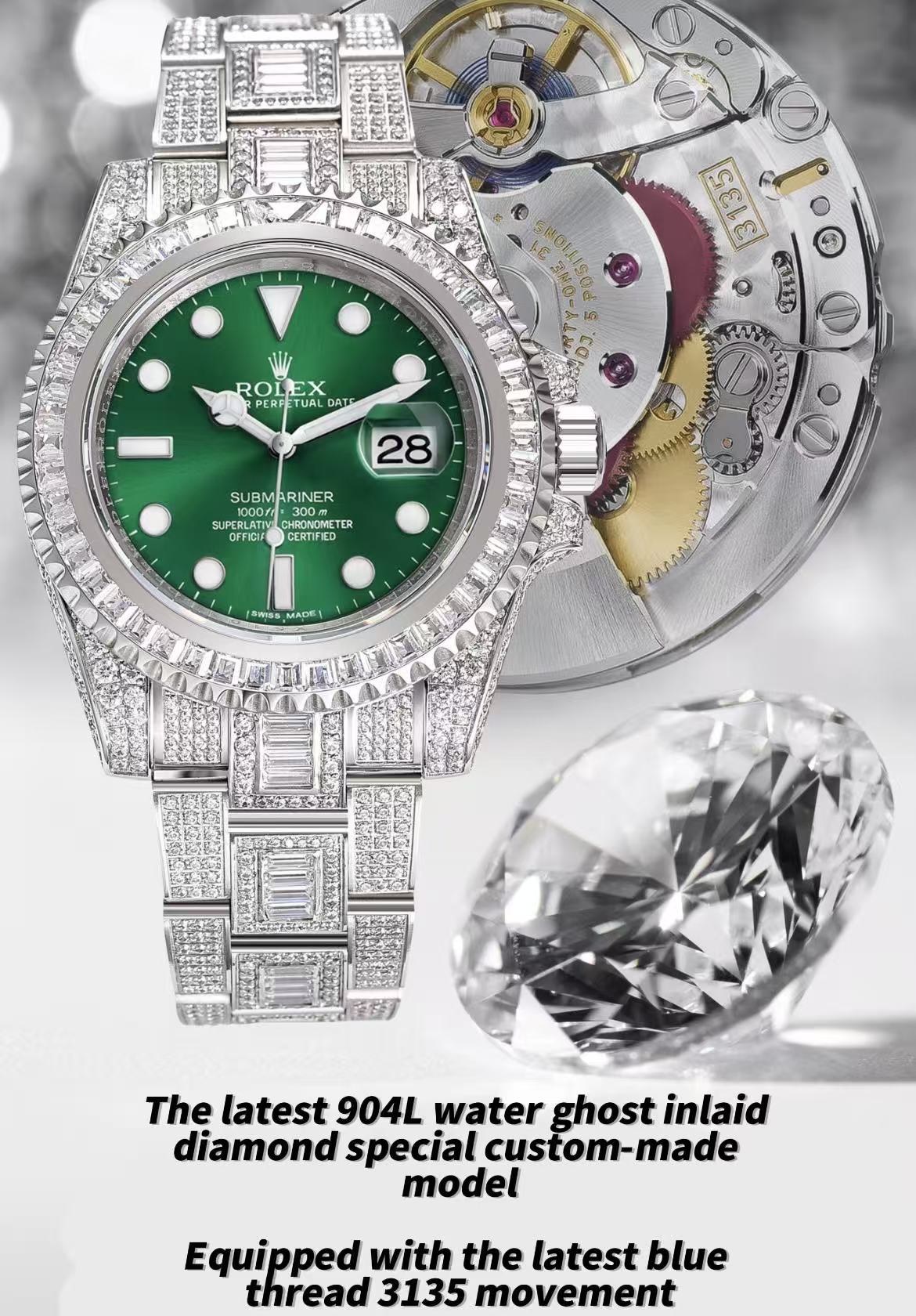 Submariner diamond custom edition